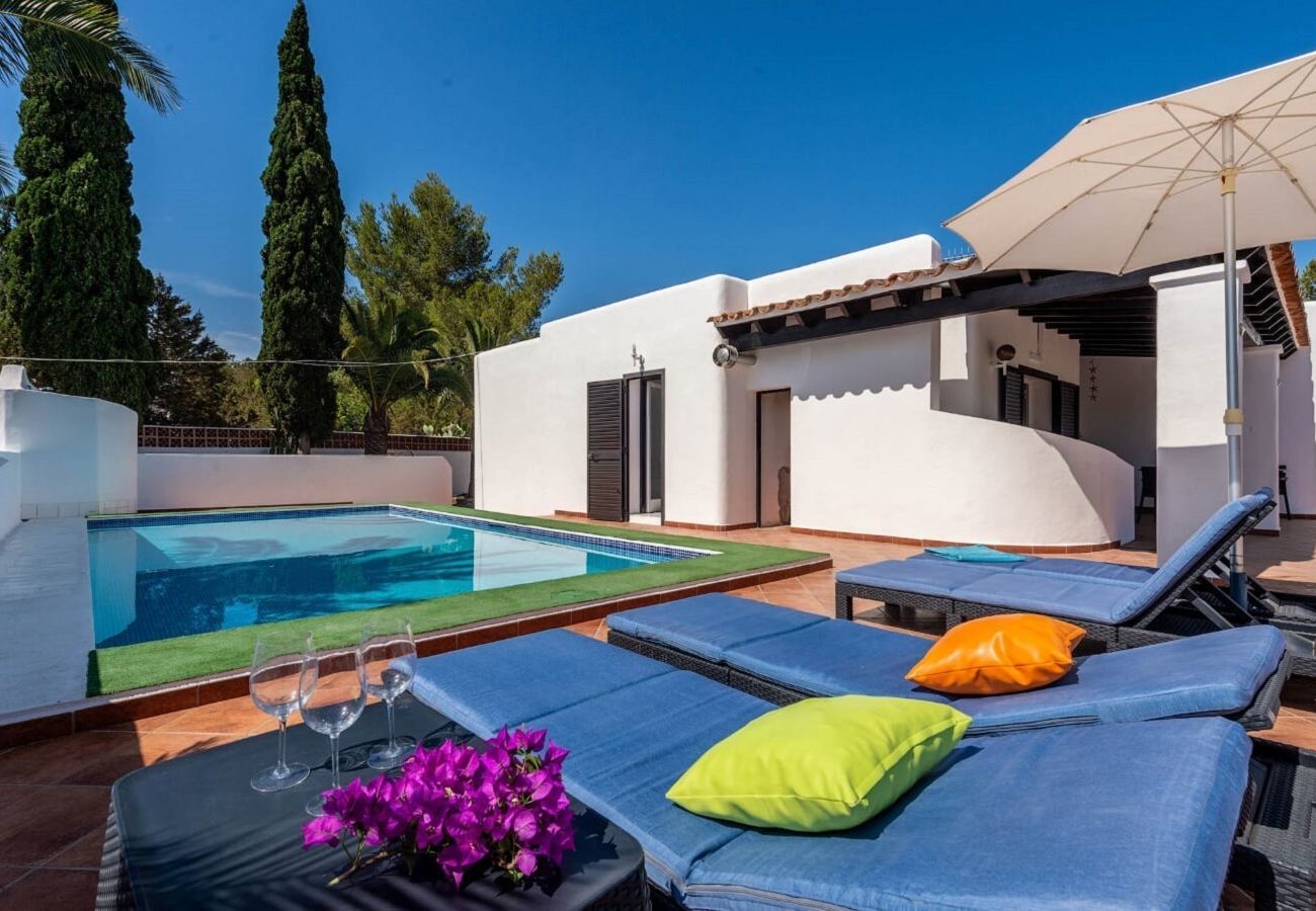 Terrasse tranquille à la Casa Dany à Ibiza
